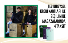 Seçili Nike mağazalarında 4 taksit!
